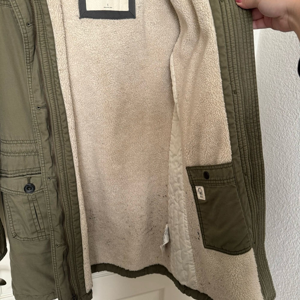 Abercrombie & Fitch Sherpa Lined Utility Jacket C… - image 8